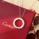 Cartier Big Love Necklace for Women Rose Gold