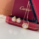 Cartier Hot Trinity Earings And Necklace with Big Diamond