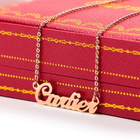Cartier Letter Classical Necklace Women