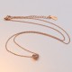 Cartier Logo Love Necklace Women Rose Gold