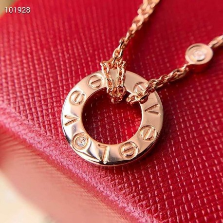 Cartier Love Necklace with A Diamond for Women