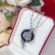 Cartier New Panthere Diamond Necklace White for Women