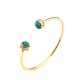 Cartier Green Diamond Bracelet Ring Set for Women