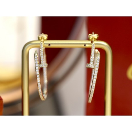 Cartier Hot Juste Un Clou Earrings with Diamond