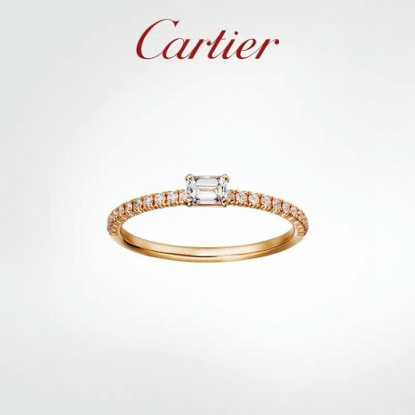 Cartier Logo Big Diamond Rings Women