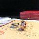 Cartier Love Classical Hollow Out Ring Women Rose Gold
