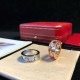 Cartier Love Classical Hollow Out Ring Women White