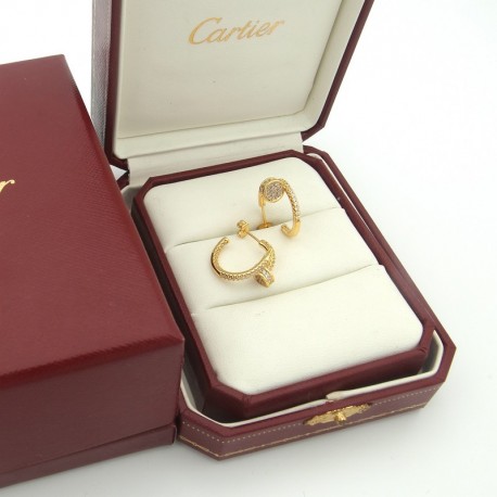 Cartier Juste Un Clou Full Drill Earrings Small Stud Earrings Gold